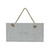 11.75" Gray Galvanized Handcrafted Rectangular Wall Sign - IMAGE 4