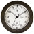 10" Indoor and Outdoor Analog Wall Clock with Temperature and Humidity - IMAGE 1