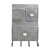32.5" Silver Wall Organizer with Storage Slots and Bottom Hooks - IMAGE 4