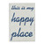 23.5" White and Blue This Is My Happy Place Wall Sign - IMAGE 3