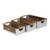 Set of 3 Brown Handmade Storage Crates with Cut Out Handle 13.5" - IMAGE 4