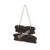 12.75" Brown and White Welcome Plaque with Hanging Rope - IMAGE 2