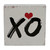 7" White and Black Square XO Printed Sign - IMAGE 3