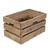 Set of 4 Brown Market Fresh Storage Crates 21" - IMAGE 4