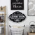22" Black and White Handcrafted Laundry Room Wall Sign - IMAGE 5