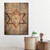 Star of David IX Canvas Wall Art - 30" x 20" - IMAGE 1