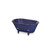 12" Navy Blue Handmade Metal Bathtub Tabletop Decoration - IMAGE 2
