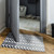 1.75' x 2.75' Straight and Arrows Gray Rectangular Area Throw Rug - IMAGE 2