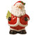 9.5" Ceramic Glaze Santa Claus with Tree Christmas Cookie Jar - IMAGE 1