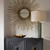 Crackled Ceramic Table Lamp with Drum Shade - 32.5" - Aqua Blue and White - IMAGE 3