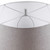 34" Contemporary Table Lamp with White Round Hardback Drum Shade - IMAGE 2