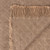 Brown Contemporary Geometric Cotton Fringed Throw Blanket 50" x 60" - IMAGE 3