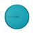 21.75" Teal Blue Contemporary Round Outdoor Patio Side Table - IMAGE 2