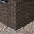 6-Piece Brown Wicker Finish Outdoor Furniture Patio Conversation Set - Navy Blue Cushions - IMAGE 4
