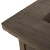 32" Natural Brown Distressed Finish Square Outdoor Patio Fire Pit