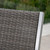 5-Piece Silver and Gray Finish Square Faux Wood Outdoor Furniture Patio Dining Set - IMAGE 3