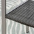 5-Piece Silver and Gray Finish Square Faux Wood Outdoor Furniture Patio Dining Set - IMAGE 5