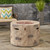 31.75" Brown and Gray Round Outdoor Patio Fire Pit - IMAGE 2