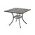 34.75" Brown Distressed Square Outdoor Patio Dining Table - IMAGE 1