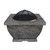 32.25" Gray and Black Contemporary Outdoor Square Fire Pit - IMAGE 1