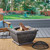 32.25" Gray and Black Contemporary Outdoor Square Fire Pit - IMAGE 2