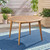 47.25" Brown Contemporary Round Outdoor Dining Table - IMAGE 2