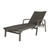 77.25" Gray and Silver Wicker Outdoor Furniture Patio Chaise Lounge - IMAGE 1
