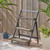 35.5" Black and Gray 3-Tier Foldable Outdoor Patio Planter Stand - IMAGE 5