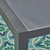 70" Gray Contemporary Rectangular Outdoor Patio Dining Table - IMAGE 2