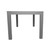 70" Gray Contemporary Rectangular Outdoor Patio Dining Table