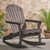 39.5" Gray Contemporary Outdoor Patio Adirondack Chair - IMAGE 6