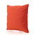 18" Orange Square Contemporary Outdoor Patio Throw Pillow - IMAGE 1