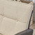 75" Chocolate Brown and Beige Contemporary Outdoor Patio Sofa with Cushions - IMAGE 3