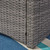 75" Gray and Beige Contemporary Outdoor Patio Sofa with Cushions - IMAGE 6