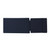 3-Piece Brown Wicker Outdoor Furniture Patio Chaise Lounges and Table Set - Navy Blue Cushions