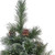 7' Pre-Lit Full Mixed Spruce Artificial Christmas Tree with Snowy Branches - Multicolor Lights - IMAGE 4