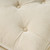 28.4" Cream White and Brown Diamond Tufted Rectangular Ottoman - IMAGE 5