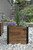 17.5" Brown and Black Outdoor Square Planter Box - IMAGE 3