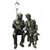 6' Lighted Elderly Couple with Street Lamp Outdoor Garden Statue - IMAGE 1