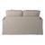 62" Mild Gray Sunset Trading Americana Box Cushion Loveseat Slipcover - IMAGE 5