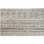 8' Unique Tribal Pattern Beige and Brown Broadloom Round Polypropylene Area Rug - IMAGE 1