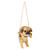 8" Hanging Pug Puppy Dog on a Perch Outdoor Garden Statue - IMAGE 3