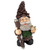 31.5" Pinecone Percy Woodland Gnome Outdoor Garden Statue - IMAGE 1