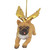 3.5" Pug Dog Angel Christmas Ornament - IMAGE 2