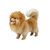 Handcrafted Pomeranian Stuffed Plush Animal - 14" - Brown - Set of 2 - IMAGE 1