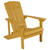 Yellow Cottage Vertical Adirondack Outdoor Patio Lounger Chair - IMAGE 1