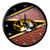 11.5" Black and Yellow NCAA Missouri Tigers Wall Clock - IMAGE 1