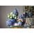 Aline Floral Porcelain Vase - 9" - Blue and White - IMAGE 2