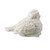 13.5" Cream White Distressed Classic Vintage Style Small Bird Figurine - IMAGE 1