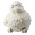 Small Sitting Bird Outdoor Garden Figurine - 13.5" - White - IMAGE 2